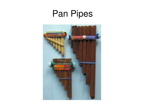 Musical Instrument - Pan Pipes