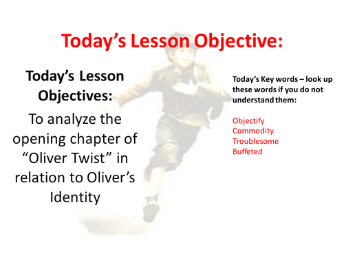 Chapter 1 Oliver twist Full Lesson PP