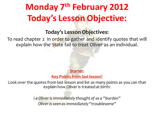 Oliver Twist Chapter 2 Full Lesson PP