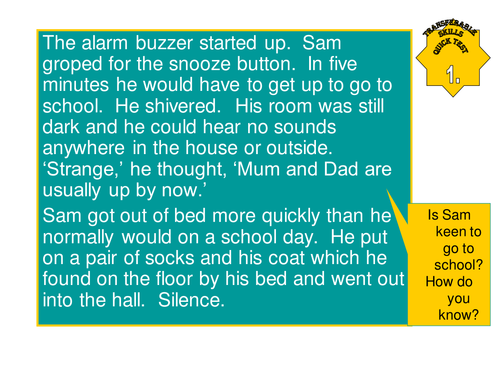 Transferable skills- infer and deduce | Teaching Resources