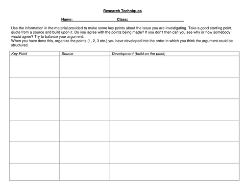 Preparing A Speaking & Listening Assessment Sheet