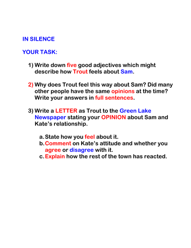 Holes  Chapters 29-30