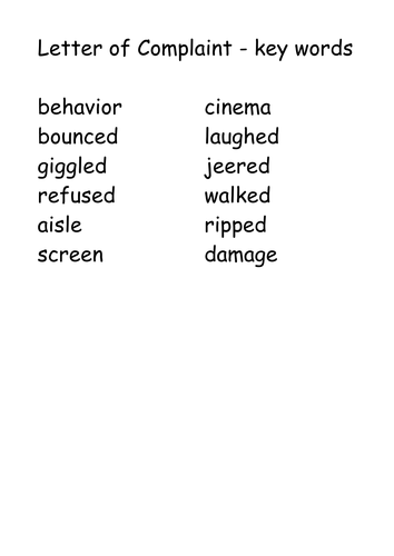 krindlkrax-key-words-for-complaint-teaching-resources