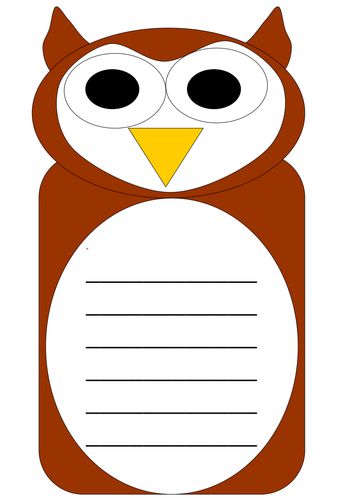 Winter Birds - Owl Writing Paper