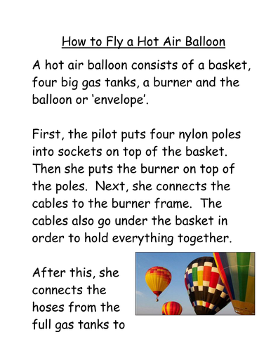 example of an explanation text hot air balloon by bunnygrumpy