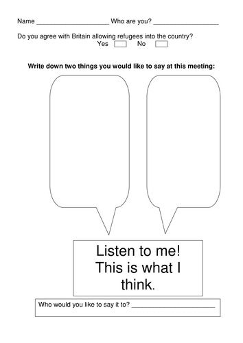 Debate format sheet | Teaching Resources