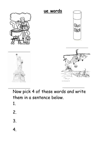 ue words Handout
