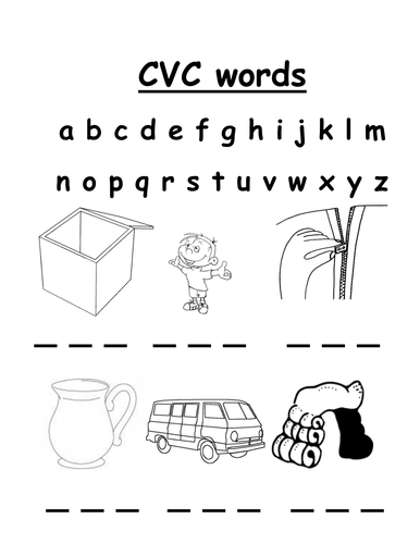 Spell the CVC words | Teaching Resources