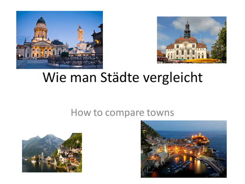 Wie man Staedte vergleicht