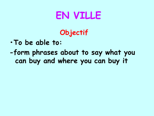 Going shopping - Linking Items and Shops