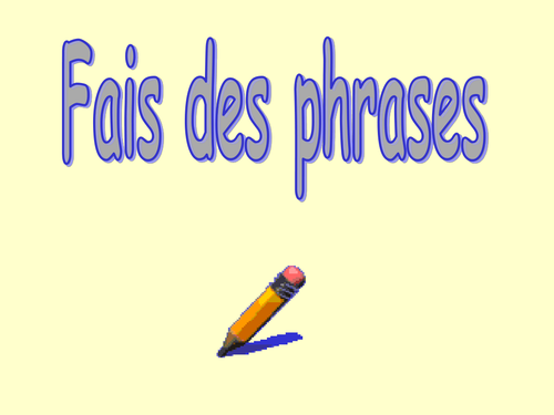 Que fais-tu?  forming negatives challenge