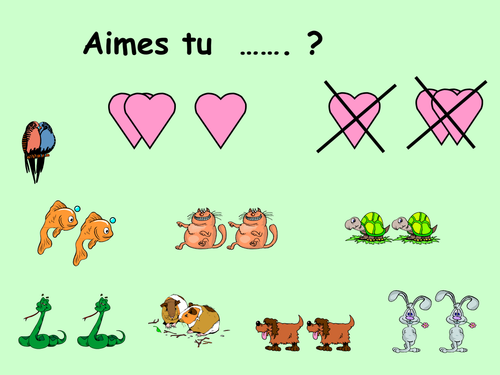 Aimes tu les animaux?