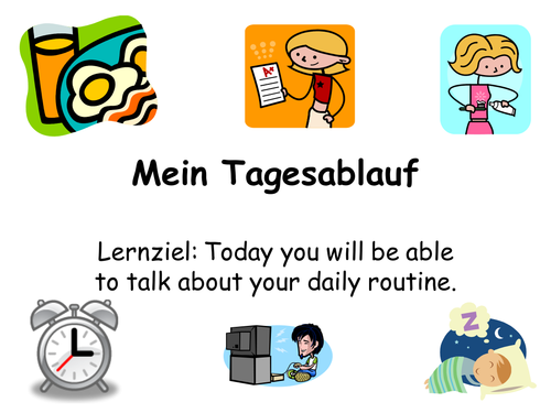 Mein Tagesablauf