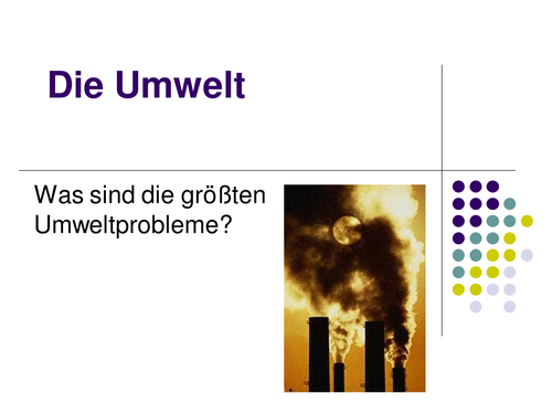 DISKUSSIONSFRAGEN zum Thema Umwelt