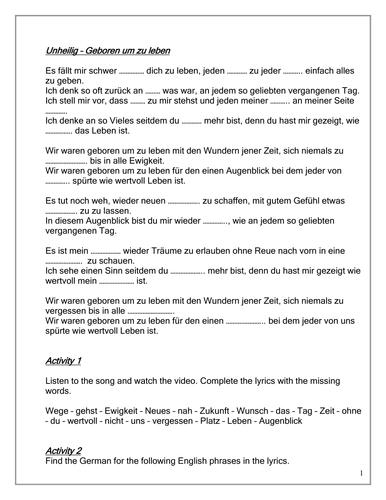 Geboren um zu leben
