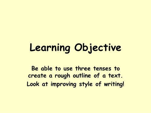 Improving writing skills