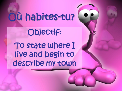 Ou habites-tu? - LESSON
