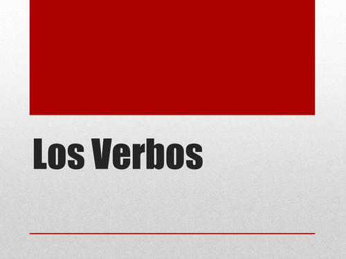 Los Verbos