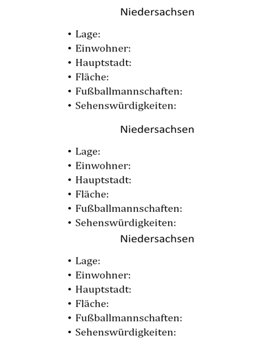 Projekt Deutschland - Die Bundesländer