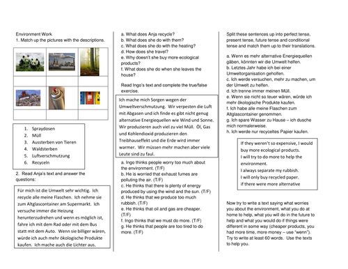 Environment Handout - controlled assignment