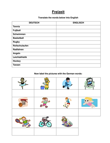 Freizeit - handout
