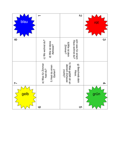 Fortune Teller Activity