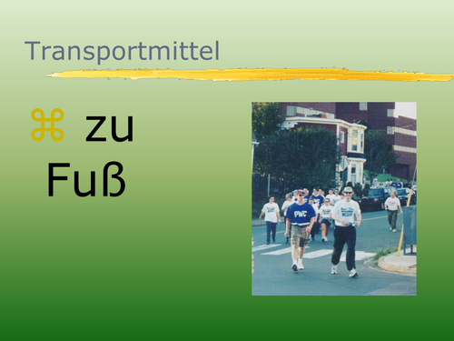 Transport Auswahl
