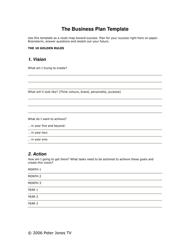 Sample activity plan template image