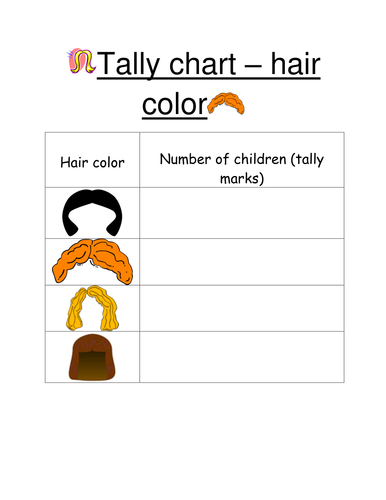 Tally Chart Activity