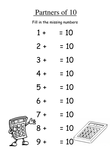 Number bond sentences with missing numbers by holt_becci - UK Teaching ...