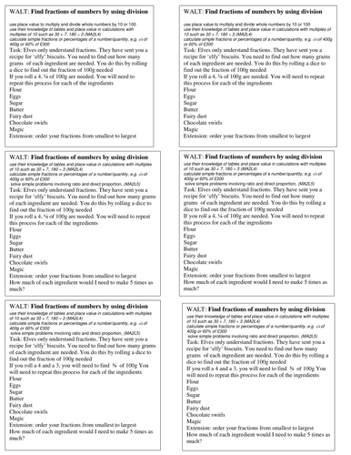 Christmas finding fractions 