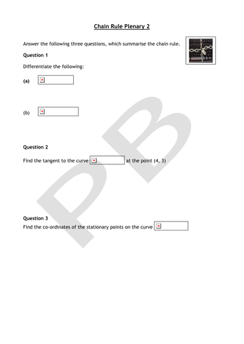 Chain Rule | Teaching Resources