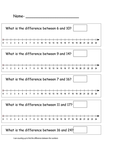 Differentiated find the difference sheets | Teaching Resources