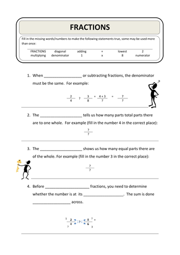 FRACTIONS STARTER/Wrap Up