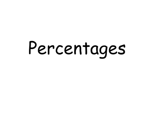 Percent