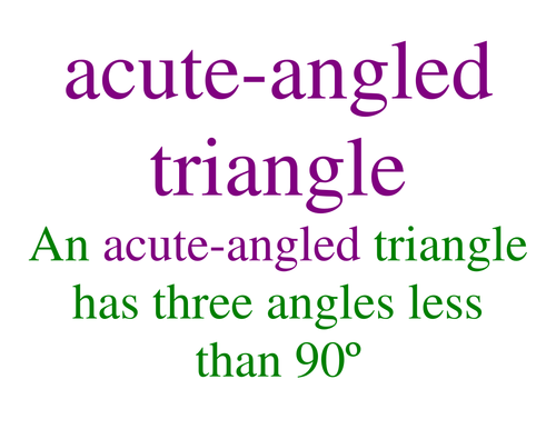 Maths Definitions Posters by cathyd - Teaching Resources - TES