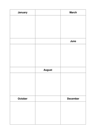 lesson plan and activity for months | Teaching Resources
