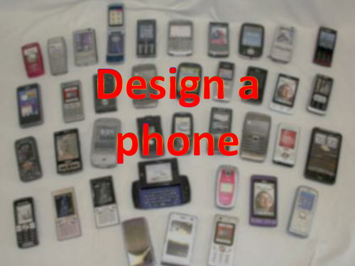Cuboid nets - make a mobile phone