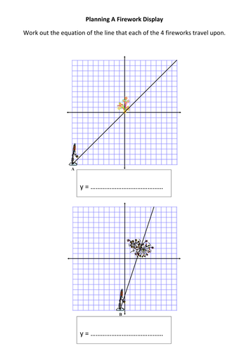 A Linear Firework Display