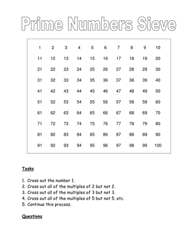 Prime Number Sieve