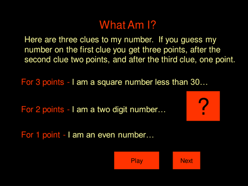 Interactive Math PowerPoint