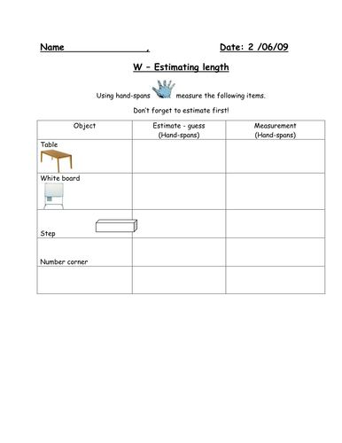 Measuring | Teaching Resources