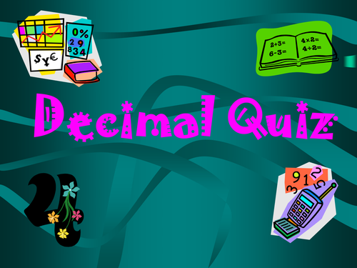 Decimals quiz