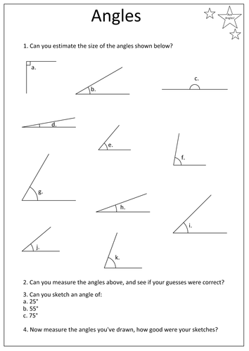 Estimating Angles by - UK Teaching Resources - TES