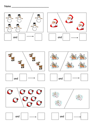 Christmas addition and subtraction