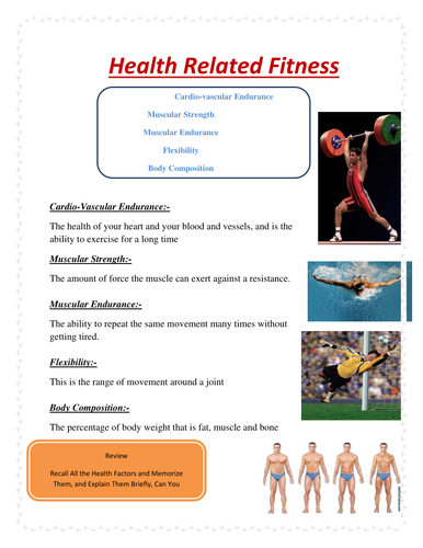 health-related-fitness-teaching-resources