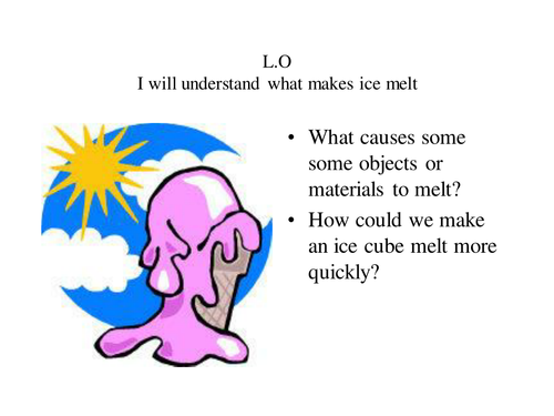 Melting Ice  (A fair test)