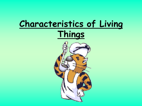 Characteristics Of Living Things Teaching Resources
