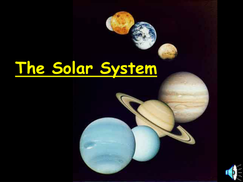 The structure of the solar system. by lrcathcart - UK Teaching ...