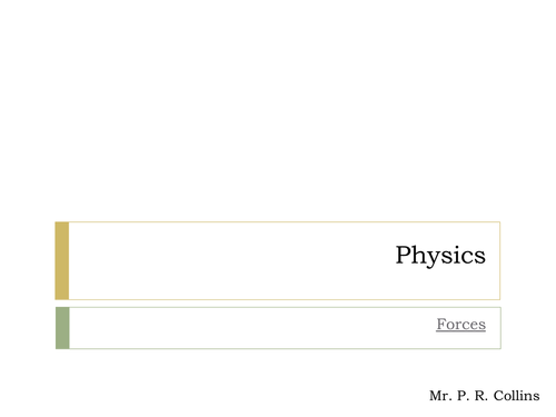 Physics - Forces